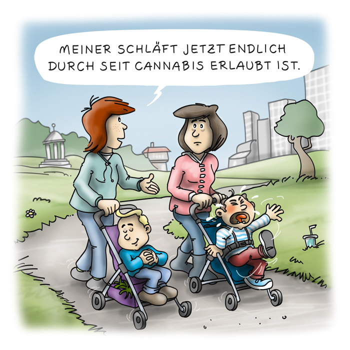 Cartoon Cannabis