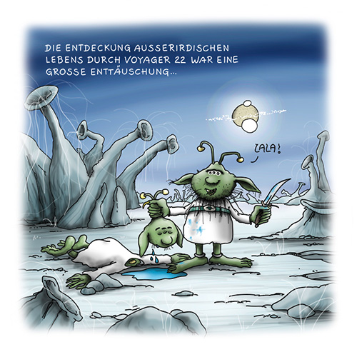 Cartoon Außerirdisch