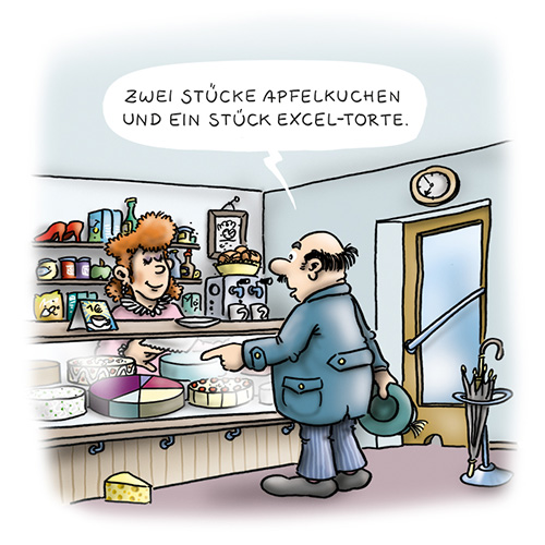 Cartoon Exceltorte