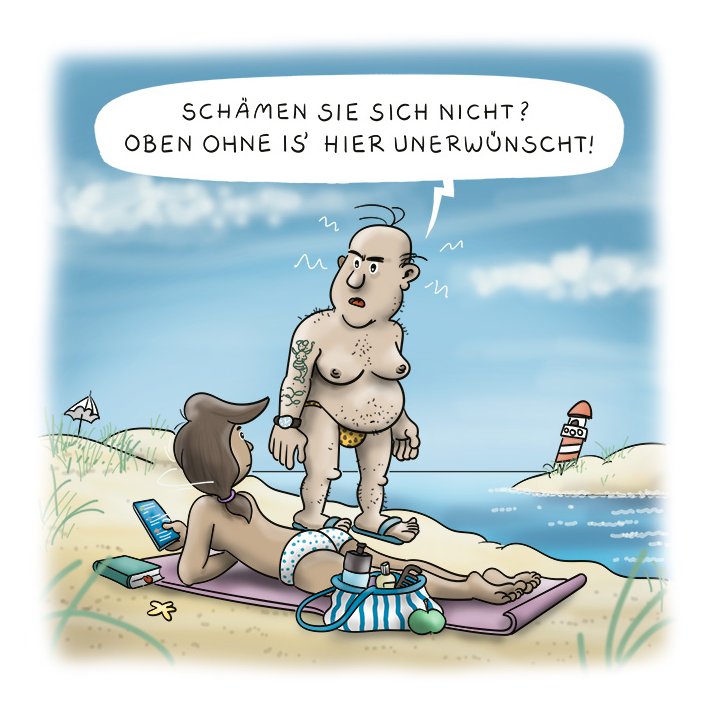 Oben ohne