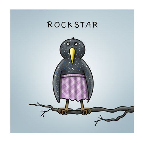 Cartoon Rockstar