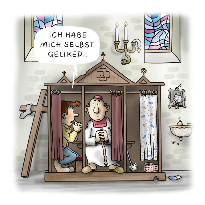 Cartoon Gefällt mir